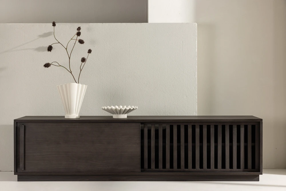 Venture Design Televizoriaus staliukas, Lugo, 180x45 cm, Mokos spalva