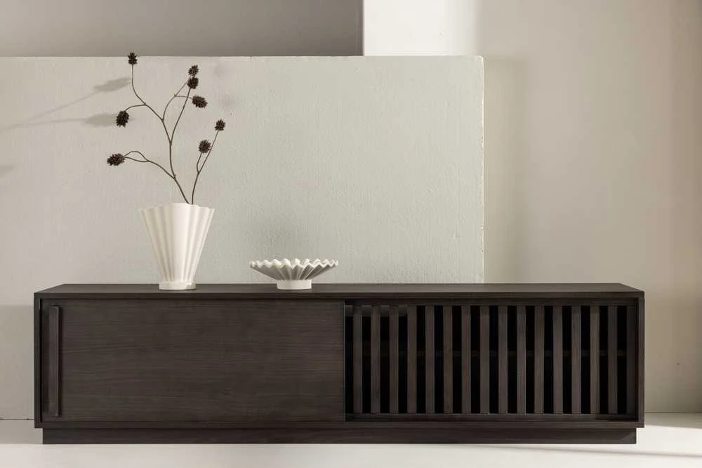 Venture Design Televizoriaus staliukas, Lugo, 180x45 cm, Mokos spalva