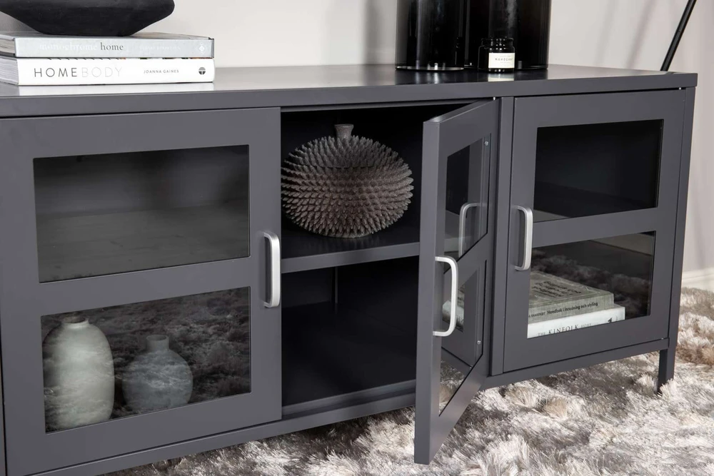 Venture Design Televizoriaus stovas, Acero, 80x43x97 cm, šviesiai pilka