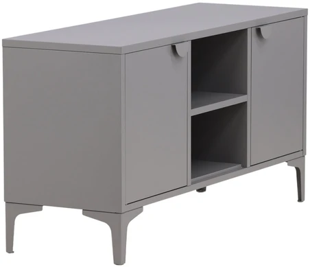 Venture Design Televizoriaus stovas, Piringas, 120x63 cm, Pilka