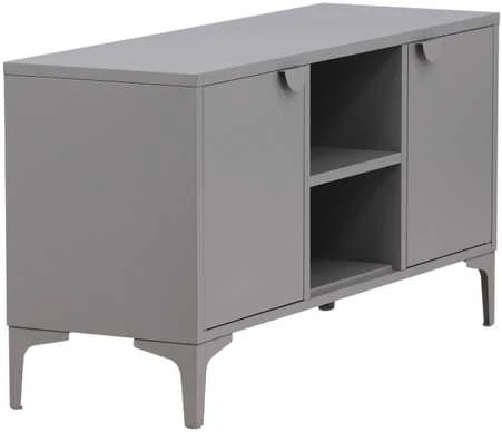 Venture Design Televizoriaus stovas, Piringas, 120x63 cm, Pilka