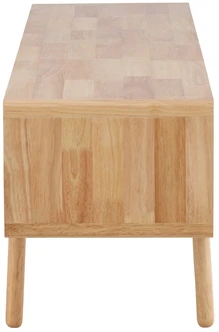 Venture Design TV spintelė Skärhamn 200x45x55 cm natūralaus kaučiuko medienos