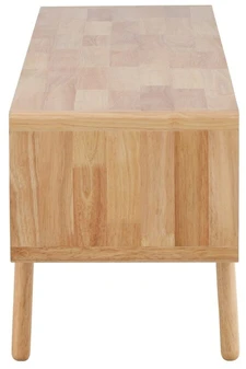 Venture Design TV spintelė Skärhamn 200x45x55 cm natūralaus kaučiuko medienos