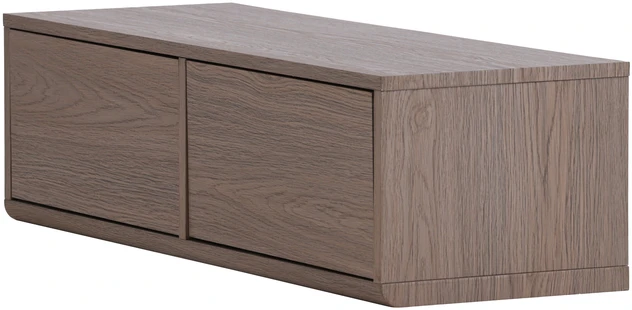 Venture Design TV staliukas Dragh 100x35x28 cm Rudas MDF