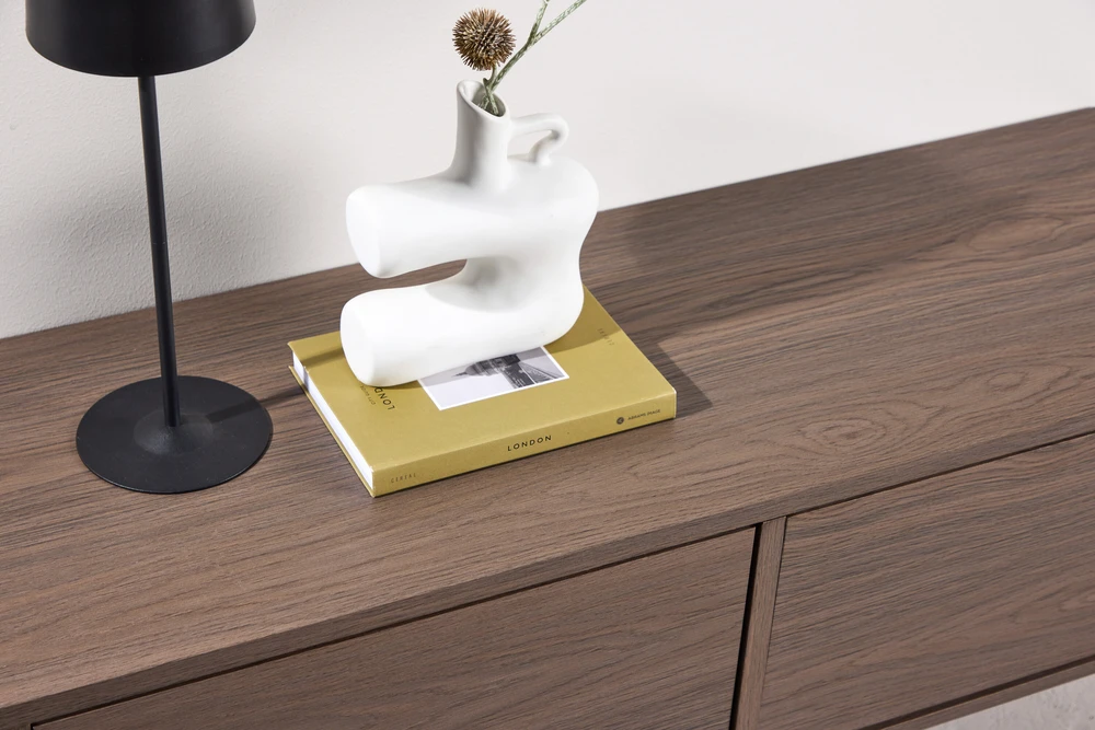 Venture Design TV staliukas Dragh 100x35x28 cm Rudas MDF