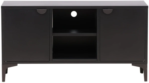 Venture Design TV stovas Piring juodas plienas