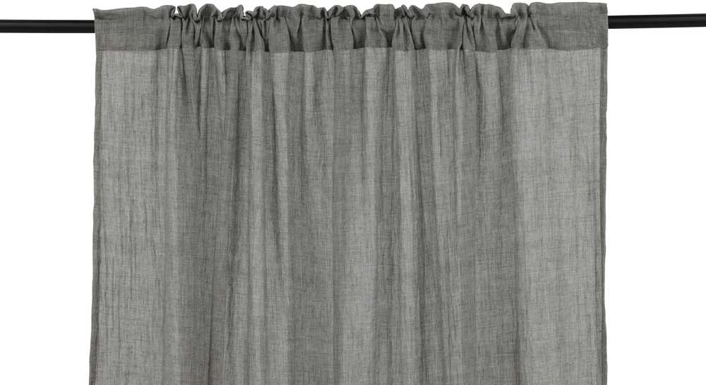 Venture Design Užuolaida, Elena, 135x240 cm, Juoda