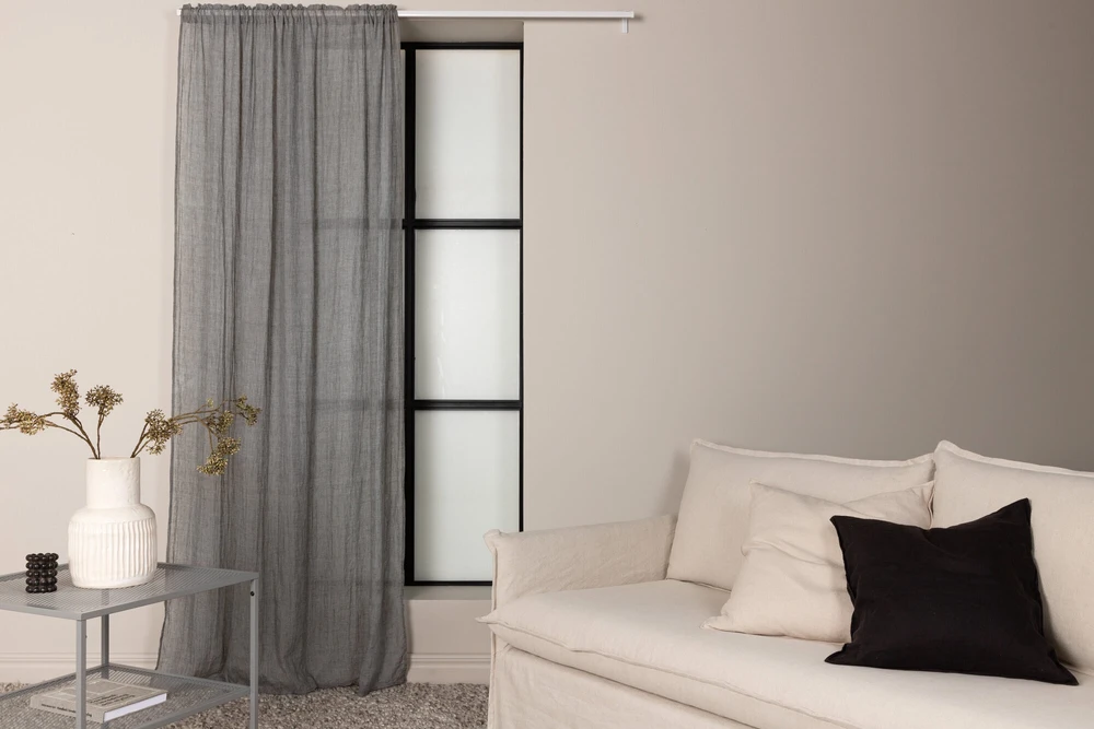 Venture Design Užuolaida, Elena, 135x240 cm, Juoda