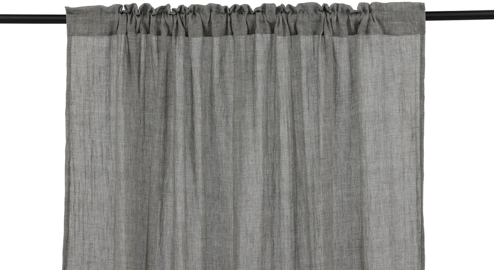 Venture Design Užuolaida, Elena, 135x240 cm, Juoda