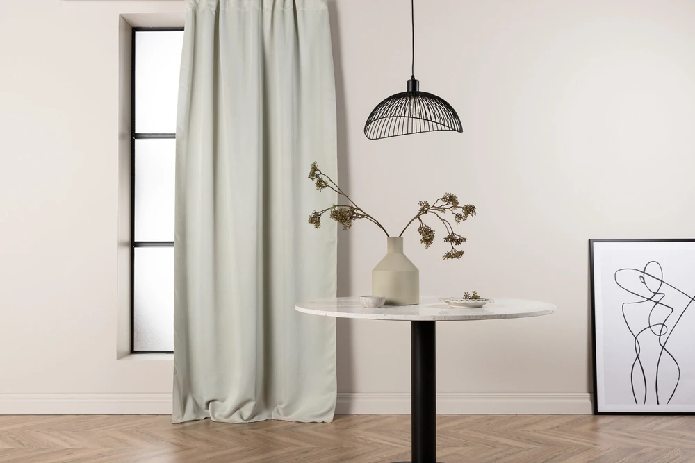 Venture Design Užuolaida, Evelyn, 135x240 cm, Balta-gelsva