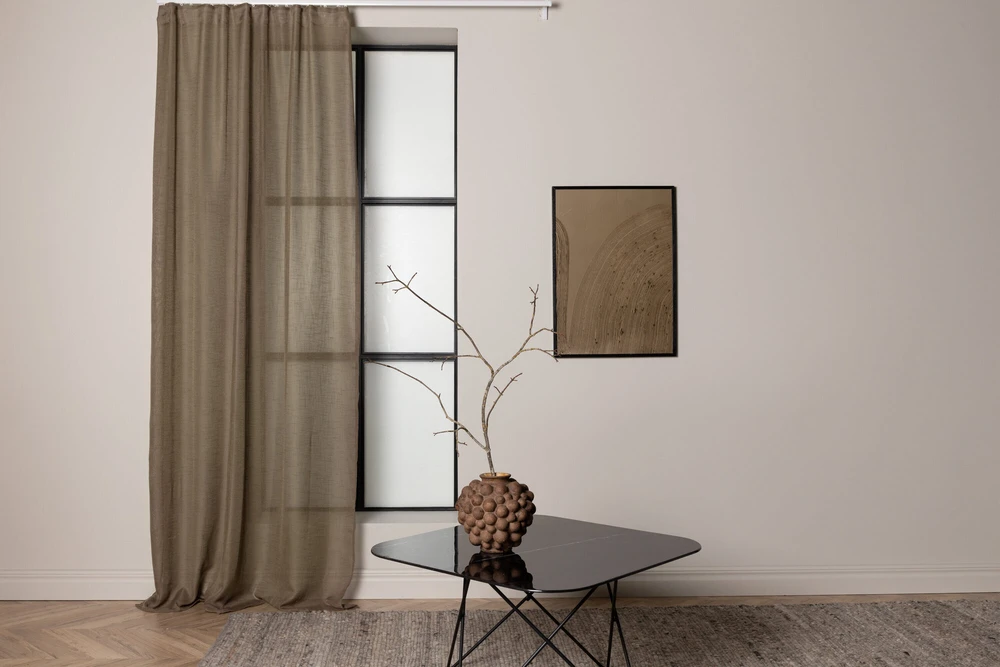 Venture Design Užuolaida, Kaya, 140x290 cm, Ruda
