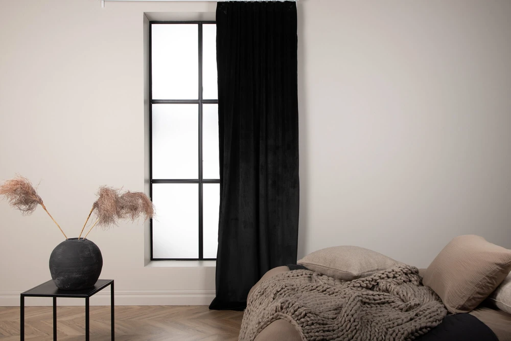Venture Design Užuolaida, Mary, 135x250 cm, Juoda