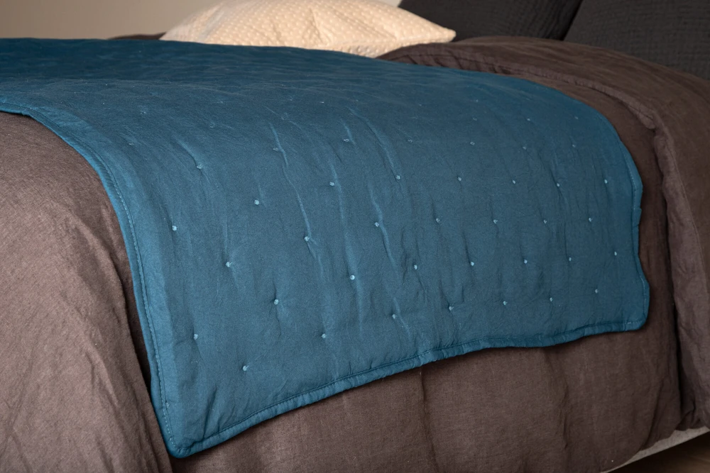 Venture Design Užvalkalas lovai „Sally“, 180x80 cm, aqua