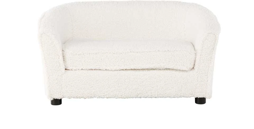 Venture Design Vaikiška sofa, Måna, 72x44 cm, Balta