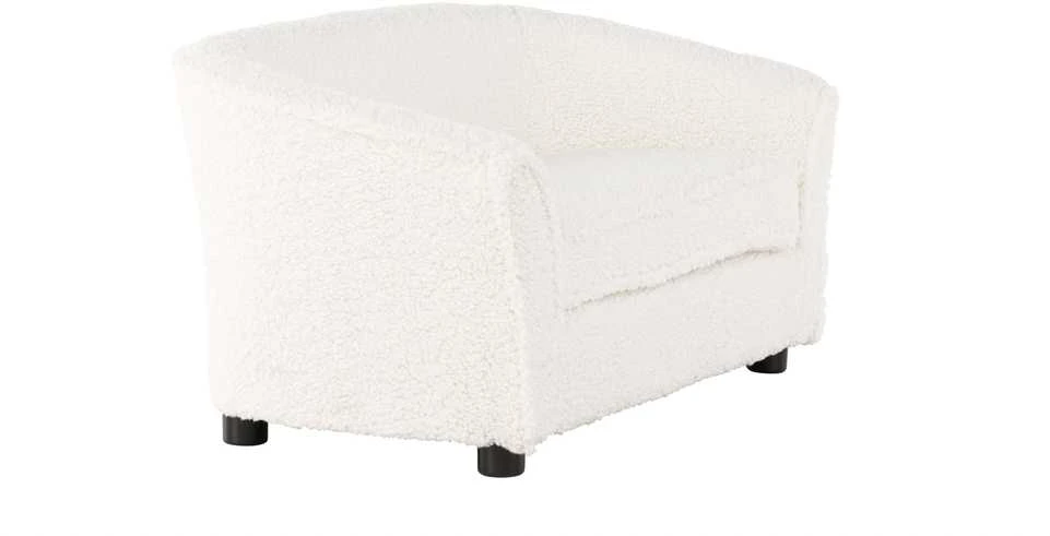 Venture Design Vaikiška sofa, Måna, 72x44 cm, Balta