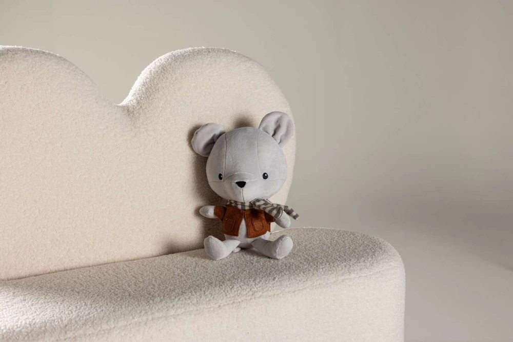 Venture Design Vaikų gėlių sofa, Teddy FSC 100%, 98,5x36 cm, Balta