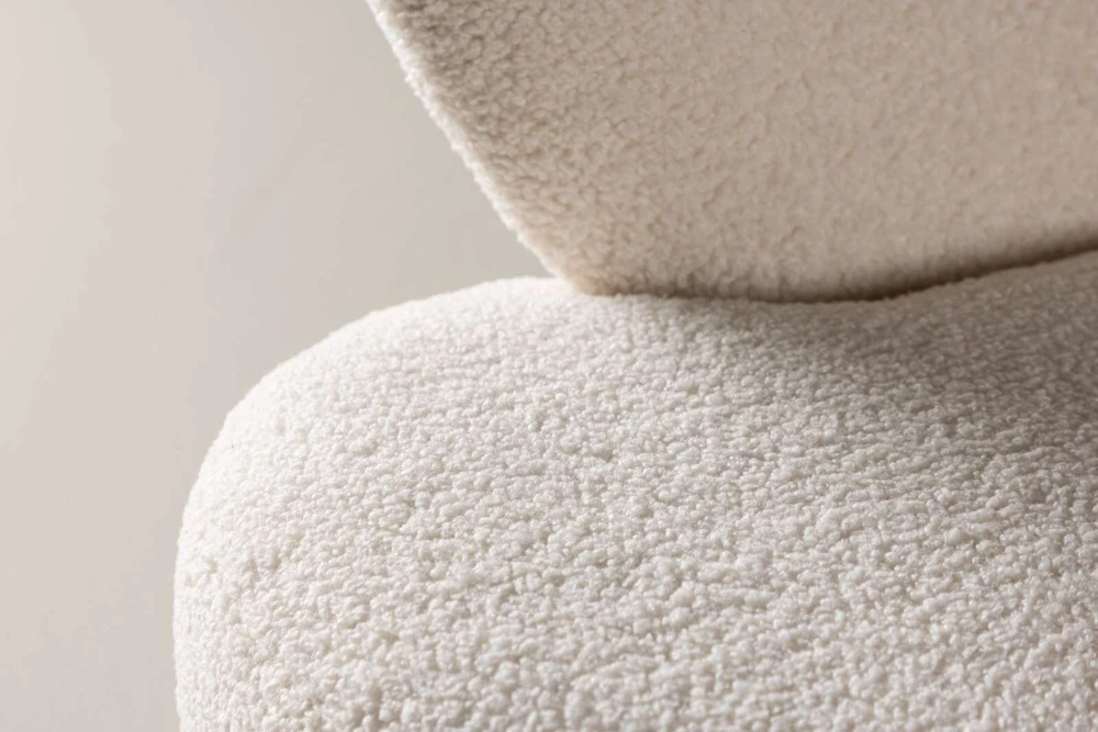 Venture Design Vaikų gėlių sofa, Teddy FSC 100%, 98,5x36 cm, Balta
