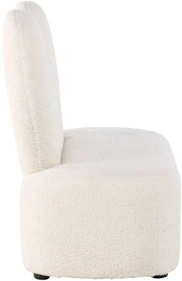 Venture Design Vaikų gėlių sofa, Teddy FSC 100%, 98,5x36 cm, Balta