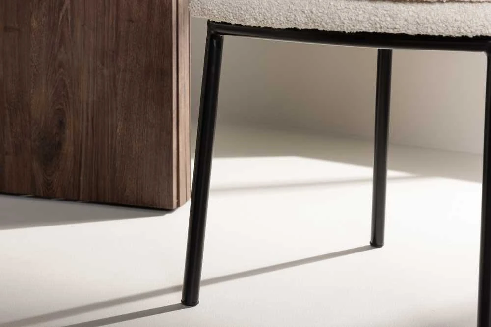 Venture Design Valgomasis kėdė, Agnes, 2 vnt., 56,5x46,5x76,5 cm, Balta