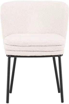 Venture Design Valgomasis kėdė, Agnes, 2 vnt., 56,5x46,5x76,5 cm, Balta