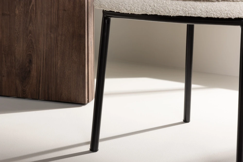 Venture Design Valgomasis kėdė, Agnes, 2 vnt., 56,5x46,5x76,5 cm, Balta