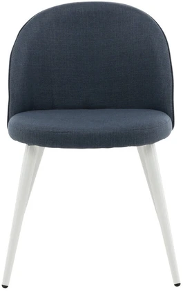 Venture Design Valgomasis kėdė, aksomas, 57x50x76.5 cm, mėlyna