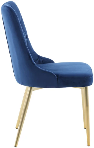 Venture Design Valgomasis kėdė, aksomas Lyx, 66x50x88.5 cm, mėlyna