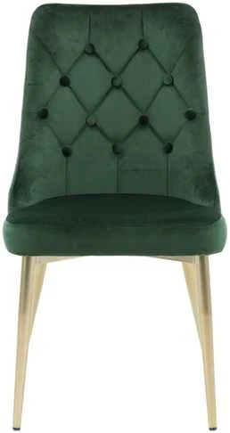 Venture Design Valgomasis kėdė, aksomas Lyx, 66x50x88.5 cm, žalia