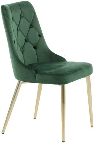 Venture Design Valgomasis kėdė, aksomas Lyx, 66x50x88.5 cm, žalia