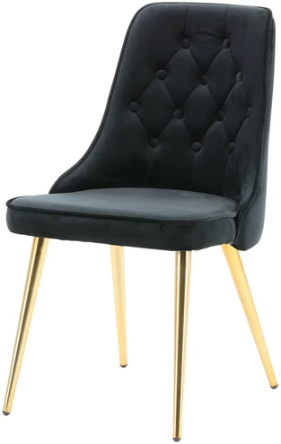 Venture Home Valgomojo kėdės Velvet Deluxe, 2vnt., juodos, aksomas