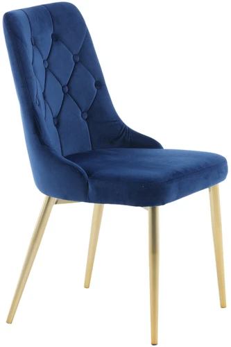 Venture Design Valgomasis kėdė, aksomas Lyx, 66x50x88.5 cm, mėlyna