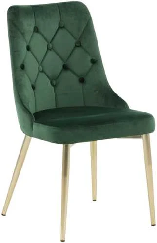 Venture Design Valgomasis kėdė, aksomas Lyx, 66x50x88.5 cm, žalia