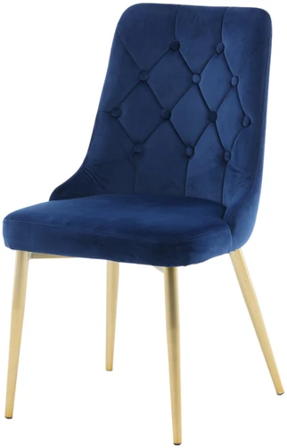Venture Design Valgomasis kėdė, aksomas Lyx, 66x50x88.5 cm, mėlyna