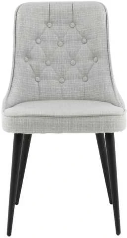 Venture Design Valgomasis kėdė, aksominis prabangus, 66x50x88,5 cm, pilka
