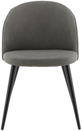 Venture Design Valgomasis kėdė, aksomo audinys, 57x76.5x50 cm, pilka
