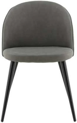 Venture Design Valgomasis kėdė, aksomo audinys, 57x76.5x50 cm, pilka