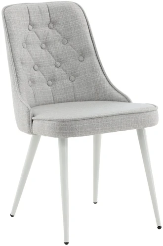 Venture Design Valgomasis kėdė, aksomo prabanga, 66x50x88.5 cm, šviesiai pilka