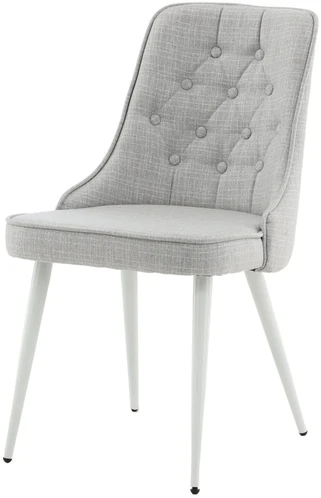 Venture Design Valgomasis kėdė, aksomo prabanga, 66x50x88.5 cm, šviesiai pilka