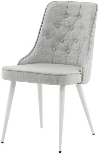 Venture Design Valgomasis kėdė, aksomo prabanga, 66x50x88.5 cm, šviesiai pilka