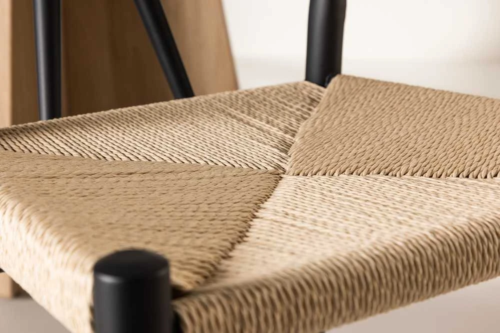 Venture Design Valgomasis kėdė, Alfons, 58x54.5x72 cm, Juoda