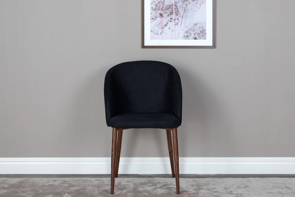 Venture Design Valgomasis kėdė, Arch 2 vnt., 55x48.5x83 cm, Juoda