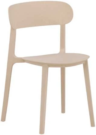 Venture Design Valgomasis kėdė, Åstol 2 vnt., 52x50x78,5 cm, kreminė spalva