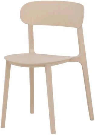 Venture Design Valgomasis kėdė, Åstol 2 vnt., 52x50x78,5 cm, kreminė spalva