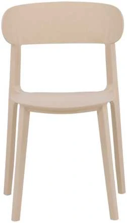 Venture Design Valgomasis kėdė, Åstol 2 vnt., 52x50x78,5 cm, kreminė spalva