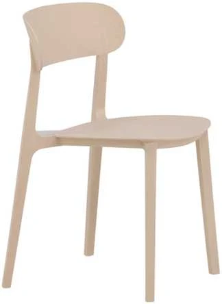 Venture Design Valgomasis kėdė, Åstol 2 vnt., 52x50x78,5 cm, kreminė spalva