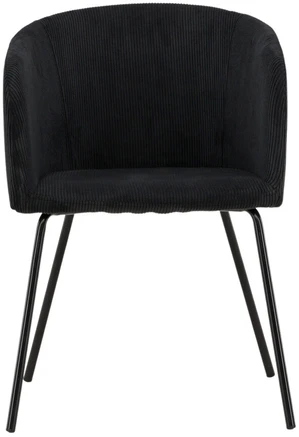 Venture Design Valgomasis kėdė, Berit, 56x52x78 cm, Juoda