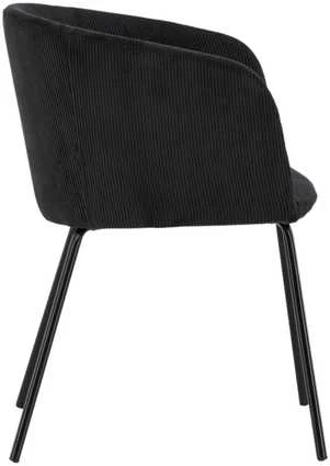 Venture Design Valgomasis kėdė, Berit, 56x52x78 cm, Juoda