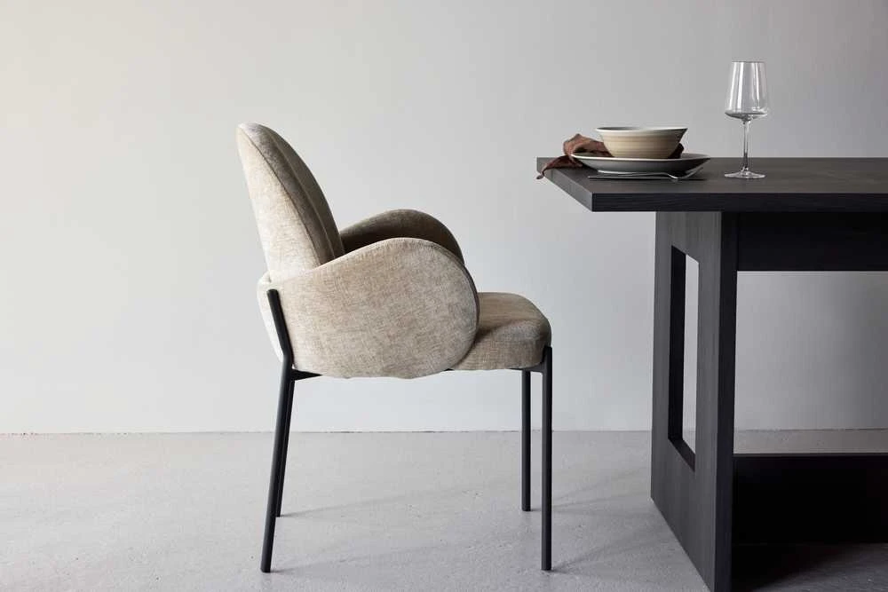 Venture Design Valgomasis kėdė, Blom 2 vnt., Beždžionėspalvė
