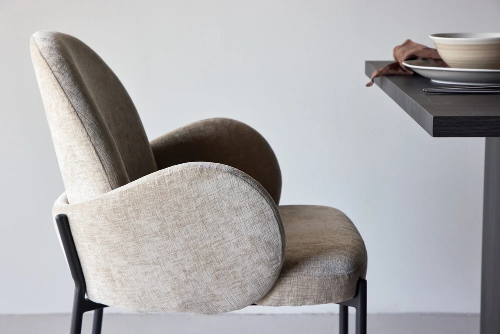 Venture Design Valgomasis kėdė, Blom 2 vnt., Beždžionėspalvė