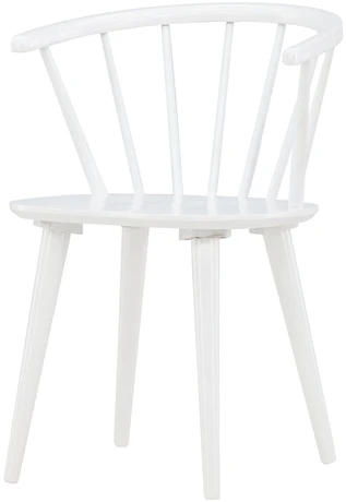 Venture Design Valgomasis kėdė, Bobby 2 vnt., 53x55x76 cm, Balta